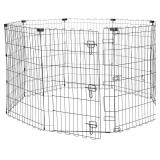 $90 Foldable Octagonal Metal Exercise Dog Playpen