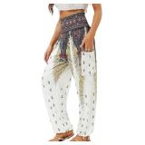 NEW $32 (3XL) Women's High Waist Boho Pants