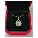 $1,585 App 2.25ct Blue Pendant & Chain