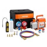 NEW $1160 All-in-One AC Vacuum Pump And Gauge Kit