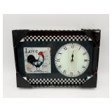 Decorative Wall Clock Rooster Design (New)