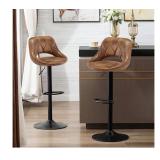 $110 LONXIU Brown Bar Stools Set of 2