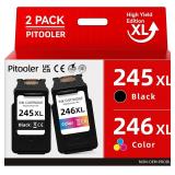 $39 Pitooler Canon 245XL/246XL Ink Cartridges
