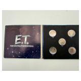 E.T. Collectible Coin Set (5pcs, Vintage)