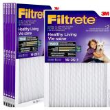 DAMAGED $130 (6pk) 16x25x1 Furnace Filter