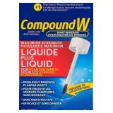 SEALED CompondW Liq Plus Plantar Wart 6X6X10ML