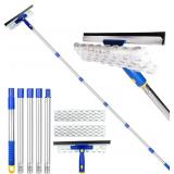 NEW $30 2 in 1 Squeegee Window Cleaning Tool Kit