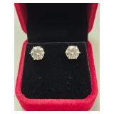 $2,000 App Stud Moissanite Earrings