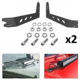 NEW $64 2X 2PK Jeep Hood LED Bar Mounting Brackets