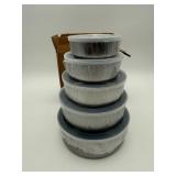 Aluminum Food Container Set 5pcs (New)