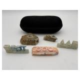 Natural Onyx/Alabaster Stone Pieces