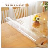 NEW $65 (24x48in) Clear Table Cover Protector