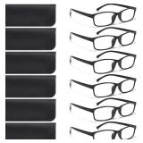 NEW 6PK Reading Glasses +0.75 Blue Light Blocking