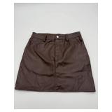 Wet Seal Faux Leather Skirt (Used)