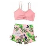 NEW $32 Girls 2 Piece Swimsuit (7-8 Years)