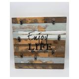 $130 Rustic 'Enjoy Life' Collage Wall Frame 22'