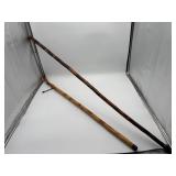 Wooden Walking Sticks Set (47' & 57')