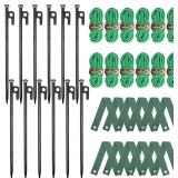NEW $45 36 Pcs Tree Stakes