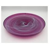 $130 SEA Glasbruk Art Glass Bowl 16' (Used)