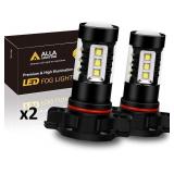 NEW $70 2 x 2PKs LED Fog Lights Bulbs 80W 6000K