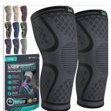 $40 (M) 2 Pack Compression Knee Braces
