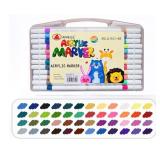 NEW 48 Colors Acrylic Paint Marker Pens