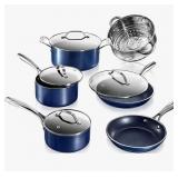 NEW $150 Granitestone 10 Piece Cookware Set