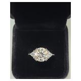 $3,000 App 5.8ct Moissanite Ring
