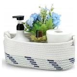 Small Basket for Gifts Empty Cute (Navy Blue)