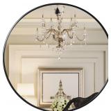 NEW $49 (20') Growsun  Black Round Mirror