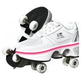 $135 USED (Size 5.5-6 kids) 2-in-1 Roller Skates &