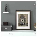 $50 (12x16) Wood Black Gold 2 Tone Picture Frame