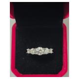 $2,100 App 3.60ct Assembled Moissanite Ring Sz6