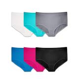 $40 Fruit of the Loom Plus Size Micro Mesh Briefs