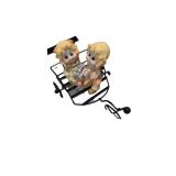 NEW Garden Decor 'Children on Carriage' Figurine