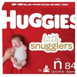 SEALED (N) 84pk Huggies Disposable Baby Diapers