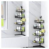 NEW $52 Rustproof 4-Tier Corner Shower Caddy