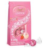 (150g) LINDOR Strawberries Cream White Truffles