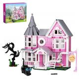 SEALED 566PC 'Coraline' Pink Palace Building Set