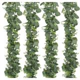 $37 SOMYTING Eucalyptus Garlands, 4 Pack 5.7ft Lon