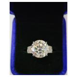 $4,975 App 11.50ct Moissanite Ring Sz8