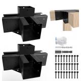 $80 (4x4) 4-Way Pergola Brackets 2pcs