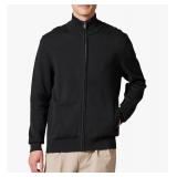 NEW $34 (S) Amazon Essentials Mens Full-Zip Cotton