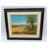 $150 Framed Landscape Oil Painting 20'x17'