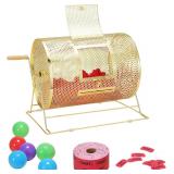 $120 (16'x12') Brass Plated Ticket Spinning Cage