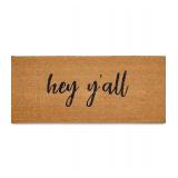 NEW $51 (48'x24') Hey Y'all Door Mat
