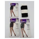 Women's Pantyhose Bundle (4 Pairs, New)