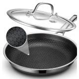 USED (12') Hybrid Non-Stick Frying Pan with Lid
