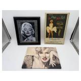 Marilyn Monroe Wall Art Decor Set (3pcs)