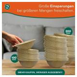 NEW $37 (50pk) EcoSoul Compost 6' Palm Leaf Bowls
